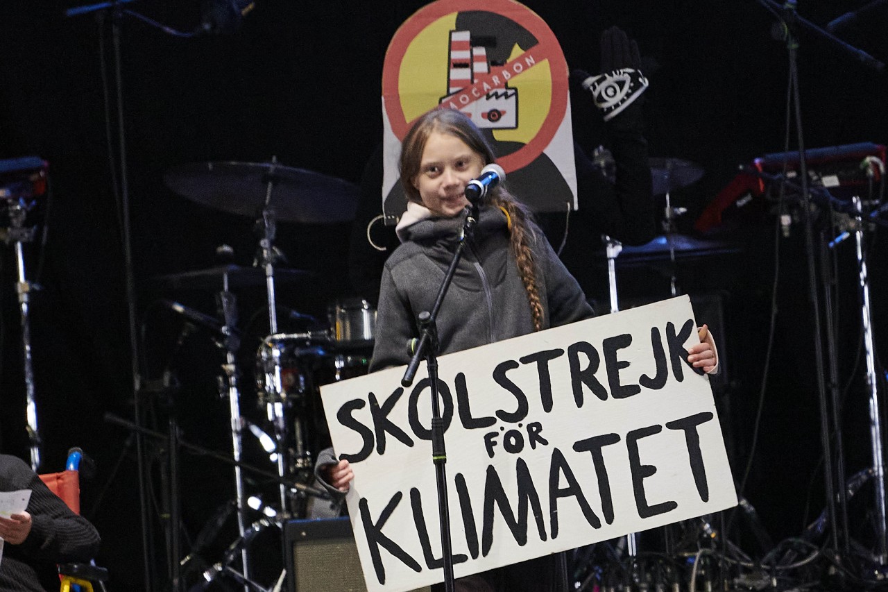 Greta Thunberg.