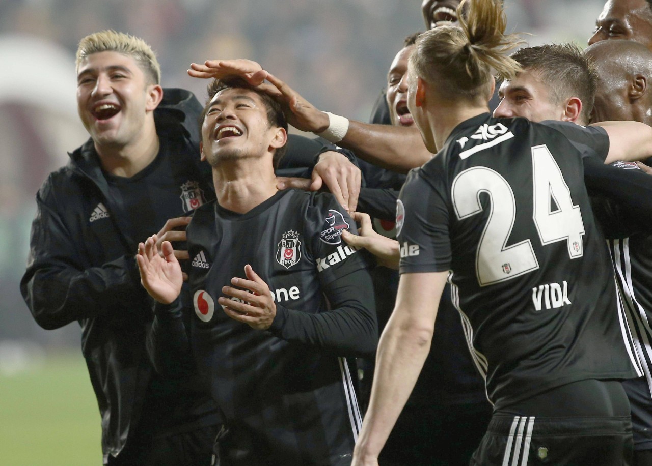 Shinji Kagawa fügte sich bei Besiktas mit einem Doppelpack ein.