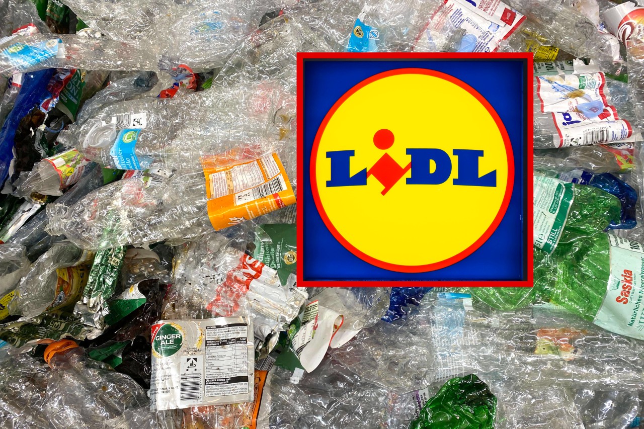 Lidl bekommt ordentlich Gegenwind, wegen seiner Einwegpflaschen-Politik. (Symbolbild)