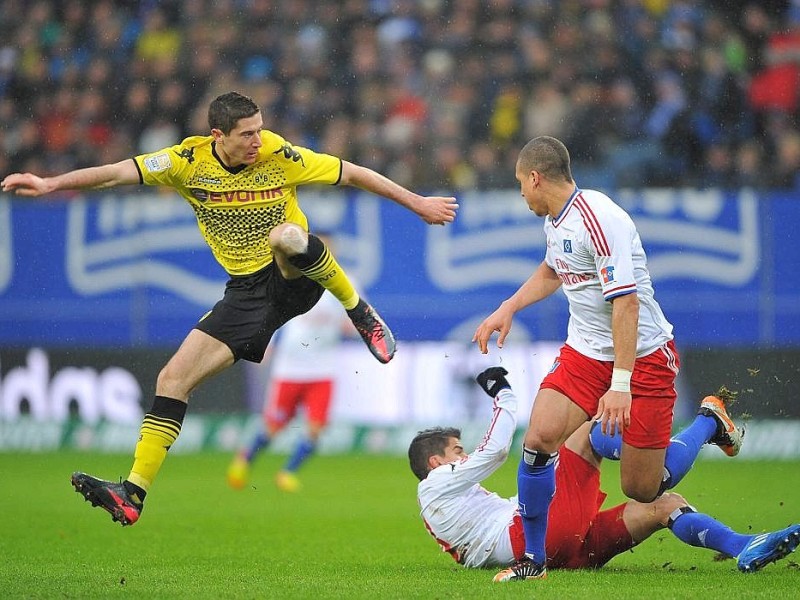 Borussia Dortmund gewann beim Hamburger SV hochverdient mit 5:1.