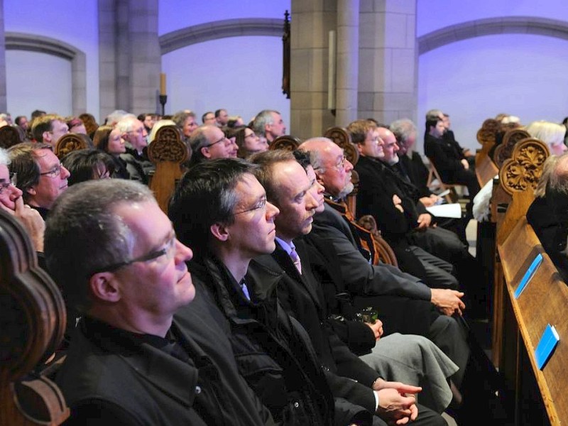 Am Montag, den 5.März 2012 fand in der Salvatorkirche am Burgplatz der Festakt zu 500 jahre Gerhard Mercator mit Wikipedia-Gründer jimmy Wales statt.Impressionen von der Veranstaltung.Foto: Udo Milbret/WAZ FotoPool