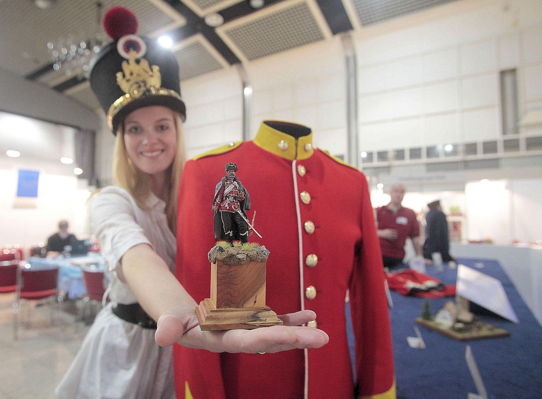 Natürlich dürfen auch historische Figuren auf einer Modellbaumesse nicht fehlen.