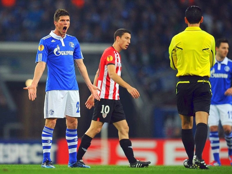 Schalke 04 musste im Viertelfinal-Hinspiel der Europa League gegen Athletic Bilbao eine 2:4-Niederlage hinnehmen.