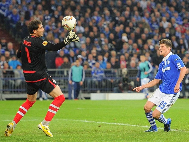 Schalke 04 musste im Viertelfinal-Hinspiel der Europa League gegen Athletic Bilbao eine 2:4-Niederlage hinnehmen.