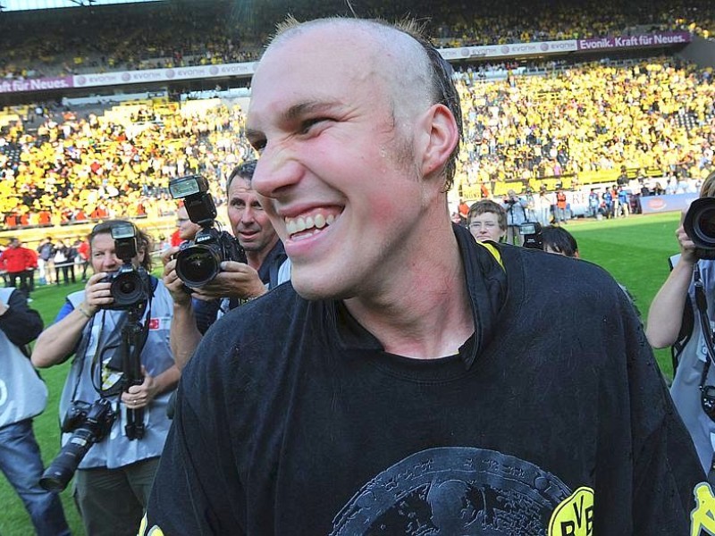 Zur Erinnerung: So sah Kevin Großkreutz am 30. April 2011 für einige Stunden aus.