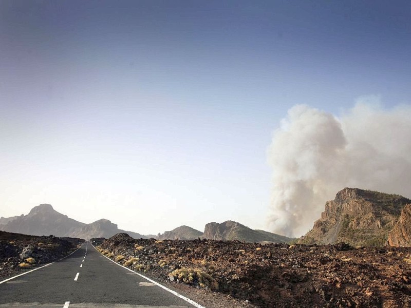 Waldbrand auf Teneriffa.