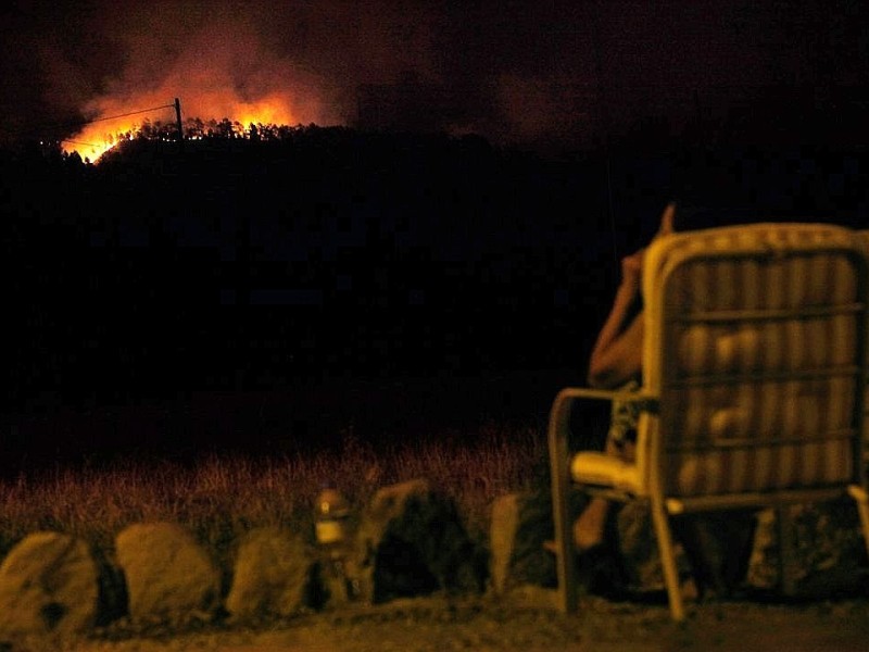 Waldbrand auf Teneriffa.