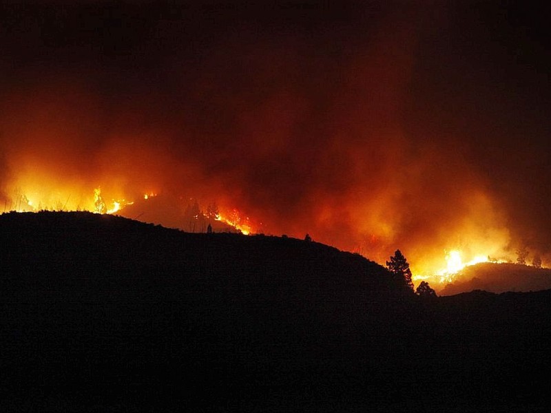 Waldbrand auf Teneriffa.