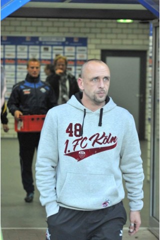 2. Fussball Bundesliga: SC Paderborn - 1. FC Köln 1:2 (0:1). Kölns Trainer Holger Stanislawski.