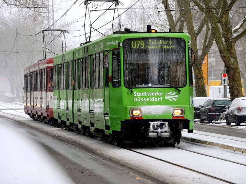 Der Wintereinbruch in Duisburg. Foto: Stephan Eickershoff