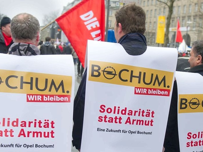 Solidaritätsfest für Opel Bochum.