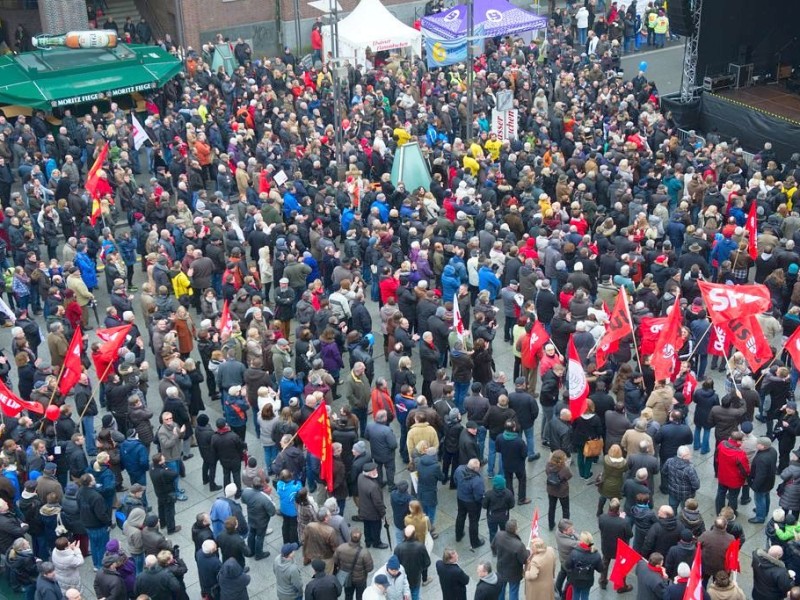 Solidaritätsfest für Opel Bochum.