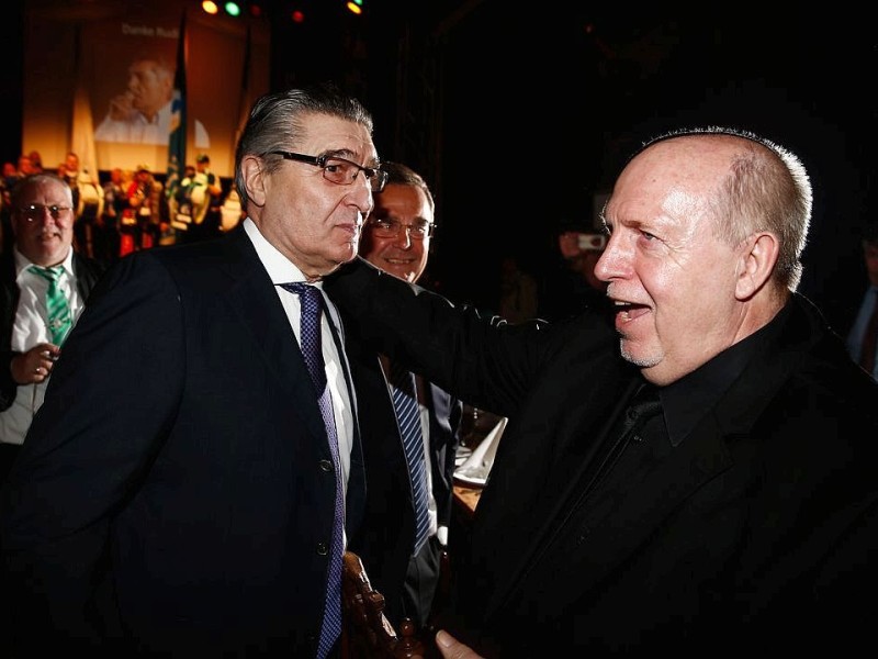 Rudi Assauer mit  Reiner Calmund.