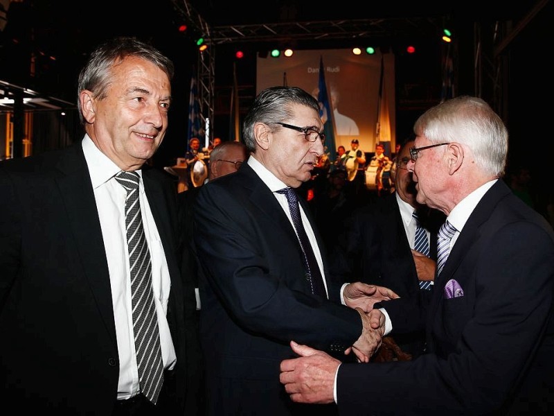 Wolfgang Niersbach, Rudi Assauer und Reinhard Rauball.