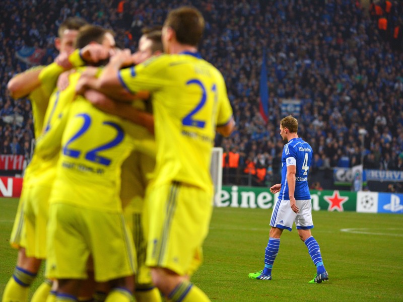 Schalke verliert 0:5 gegen Chelsea.