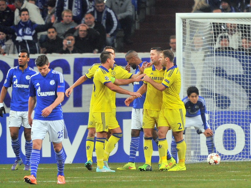 Schalke verliert 0:5 gegen Chelsea.