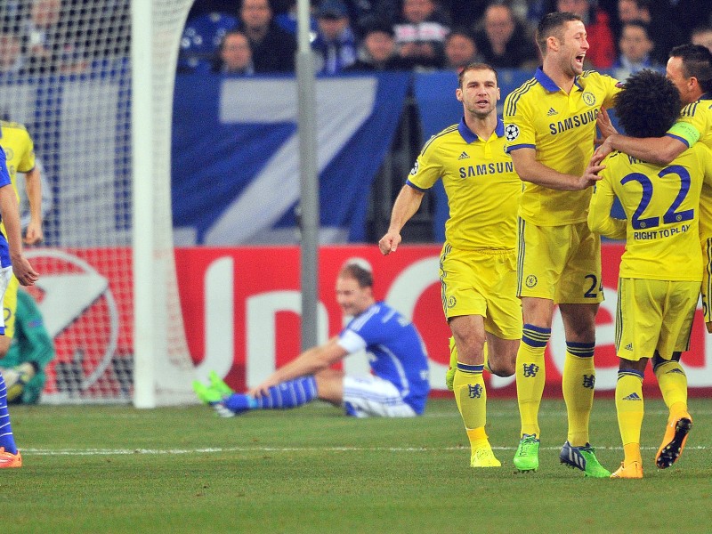 Schalke verliert 0:5 gegen Chelsea.