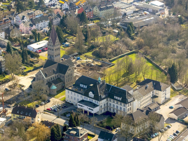 St.Maria-Hilf-Krankenhaus, Bochum-Gerthe, Hiltroper Landwehr,  Bochum, Ruhrgebiet, Nordrhein-Westfalen, Deutschland