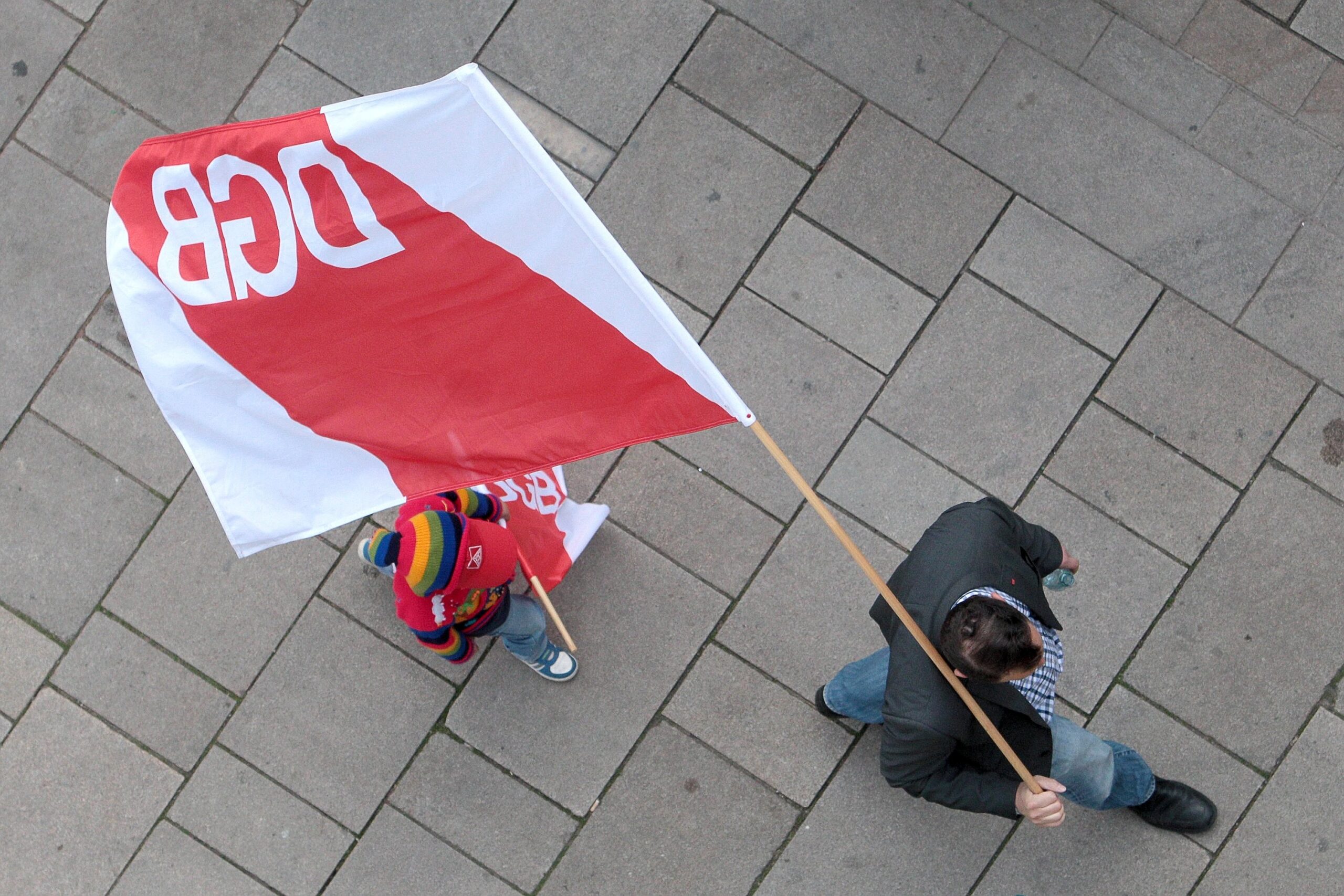 Demo zum Kitastreik in Wiesbaden (Hessen).