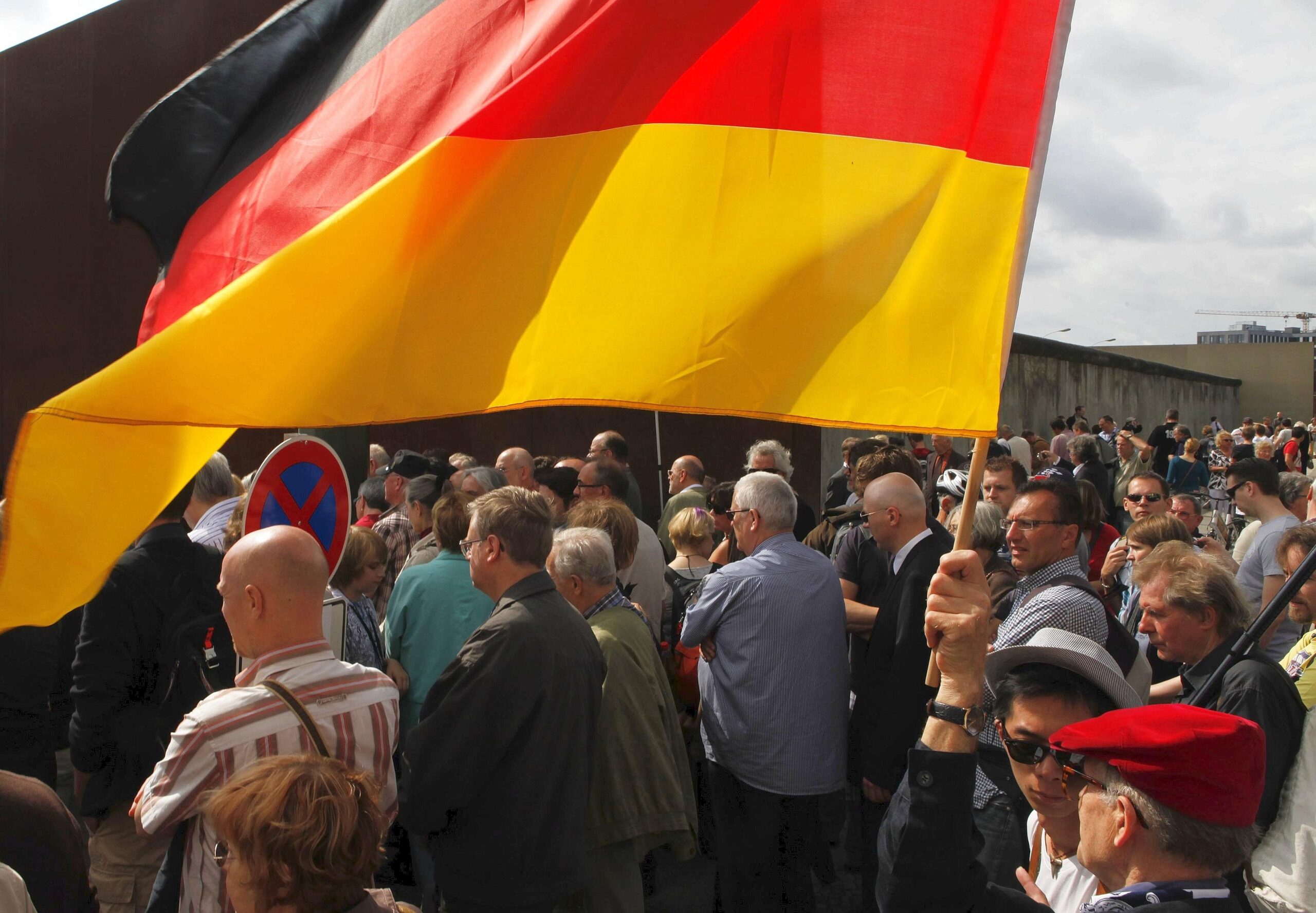 Impressionen zu der Gedenkveranstaltung zum Mauerbau vor 50 Jahren in Berlin.