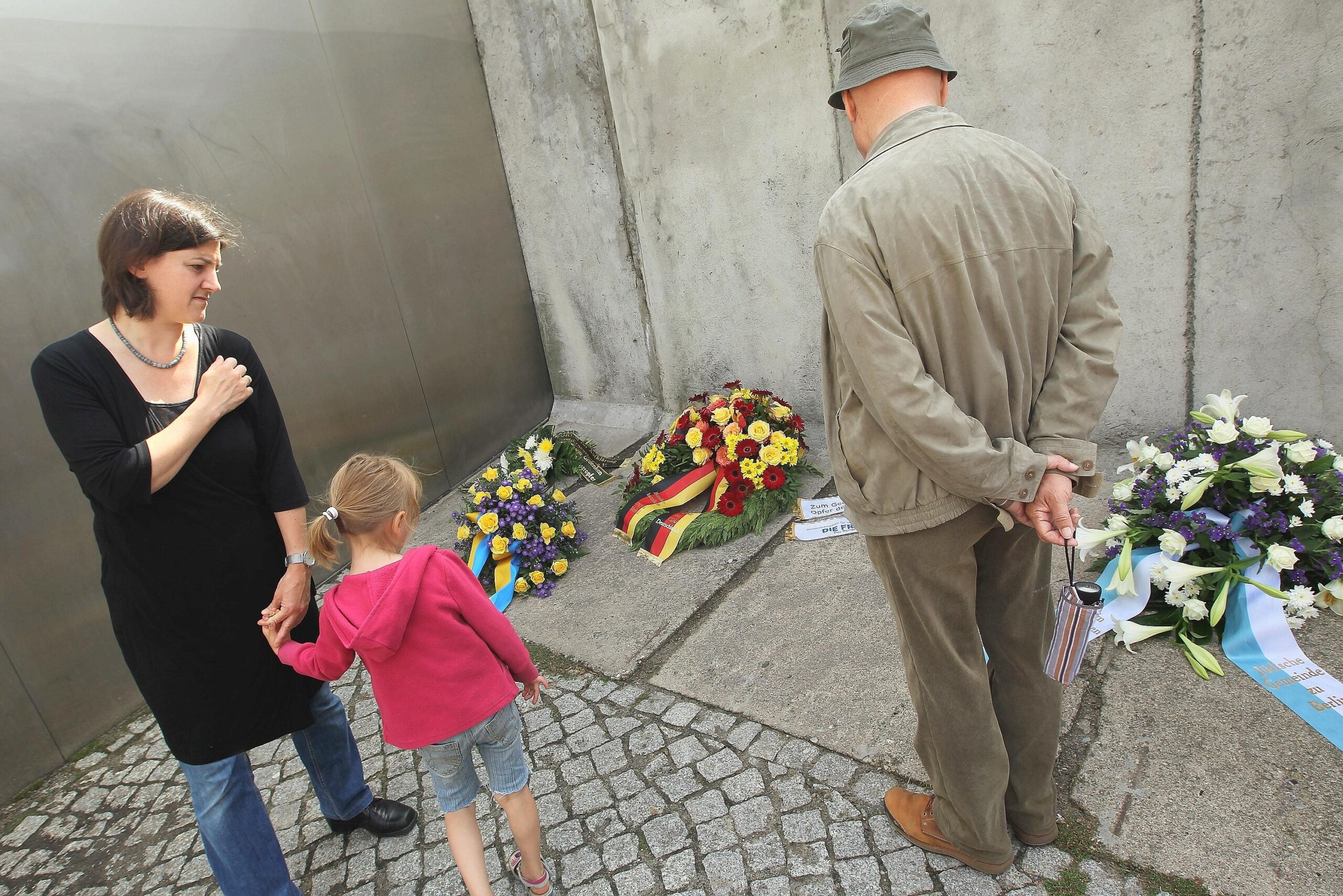 Impressionen zu der Gedenkveranstaltung zum Mauerbau vor 50 Jahren in Berlin.