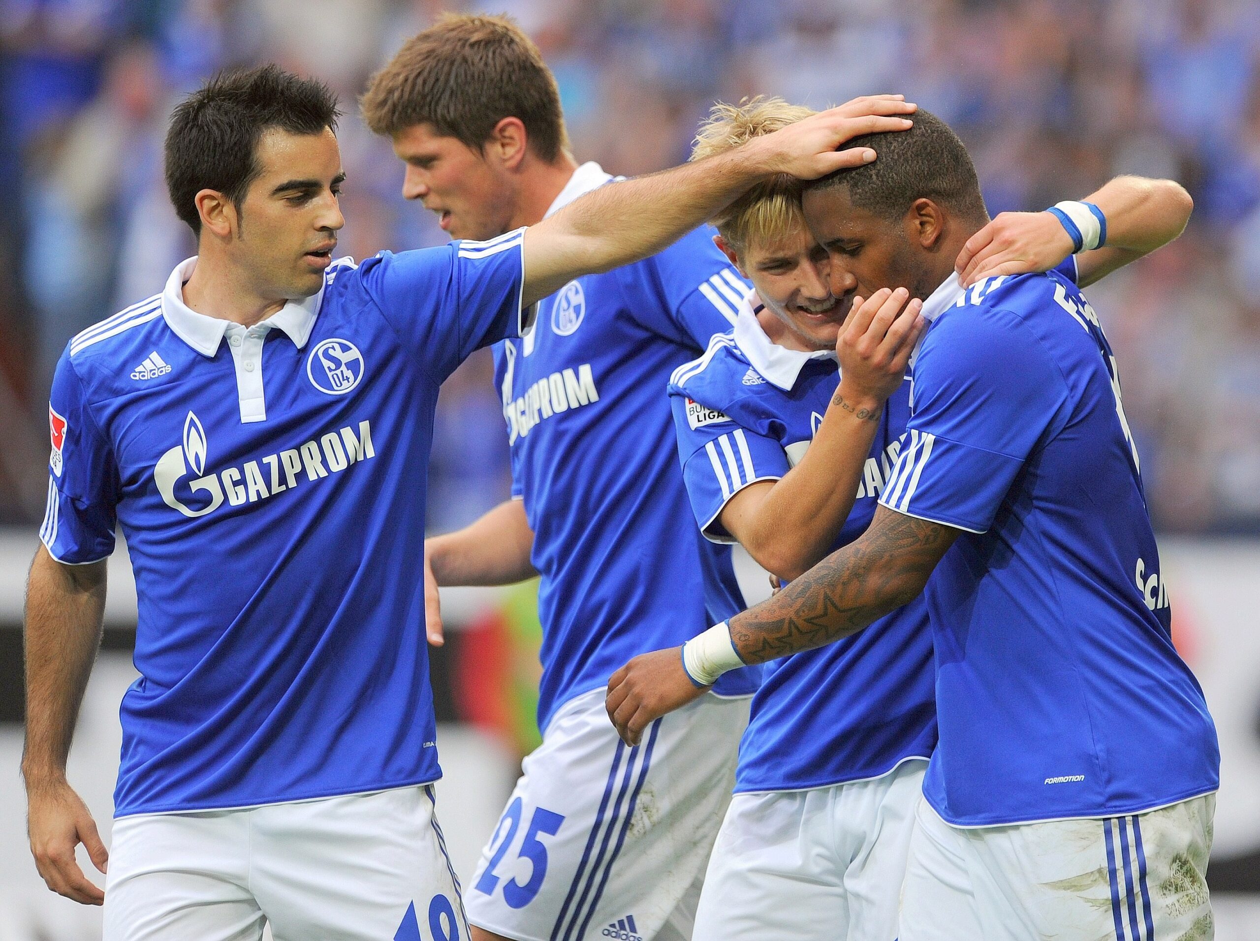 Schalke 04 gegen SC Freiburg, Endstand 4:2.