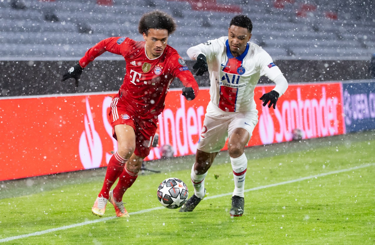 PSG gegen Bayern München: Der FCB startet mit Leroy Sané (l.).