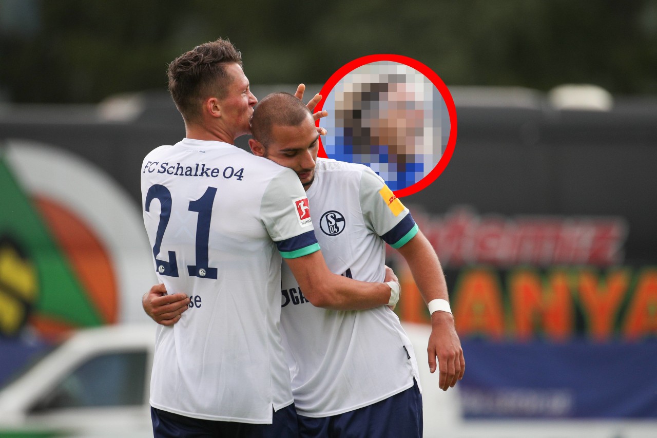 Fabian Reese (l.) spricht über seine Zeit beim FC Schalke 04.