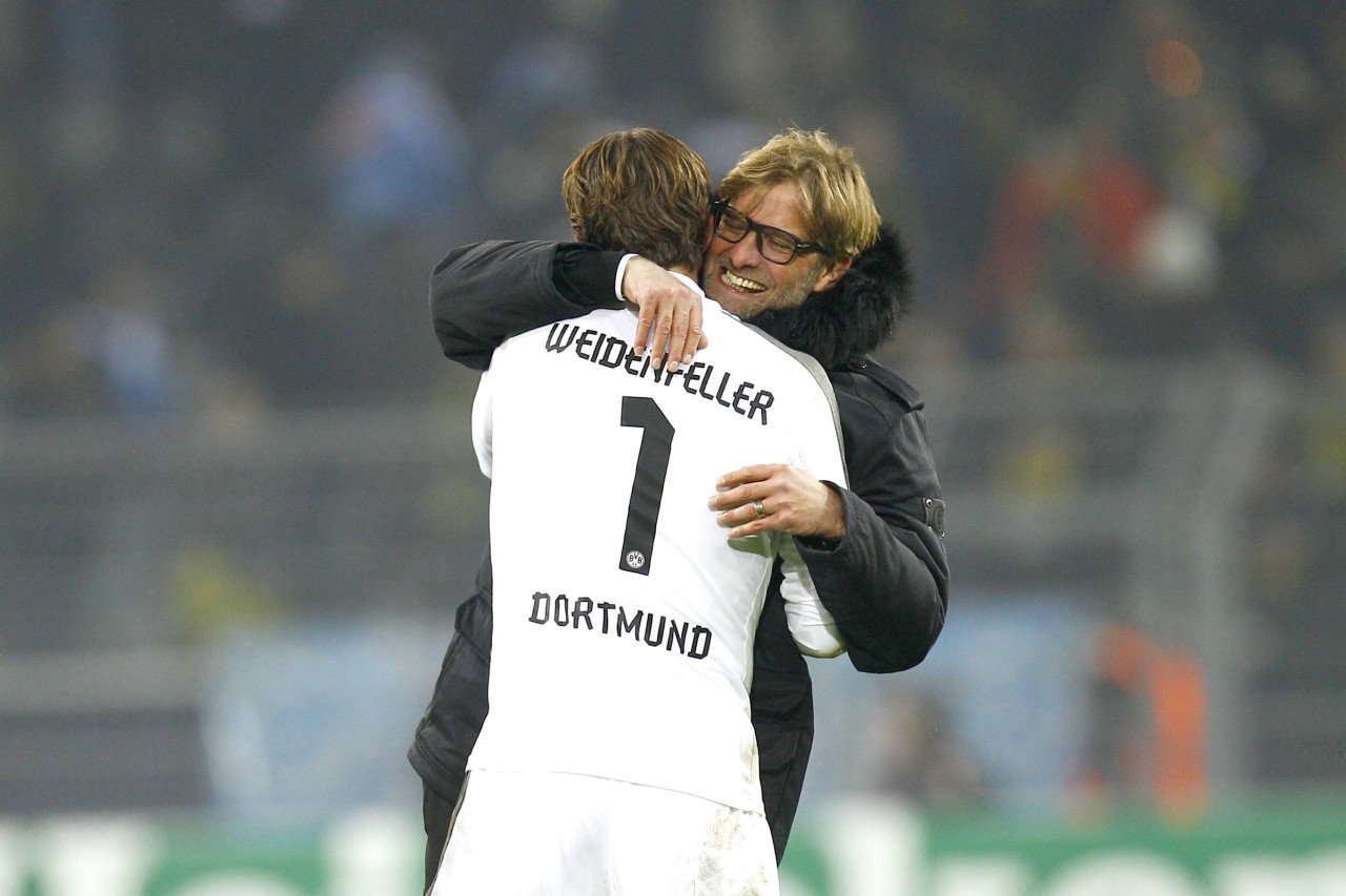 Sieben Jahre waren Jürgen Klopp und Roman Weidenfeller Arbeitskollegen in Dortmund.