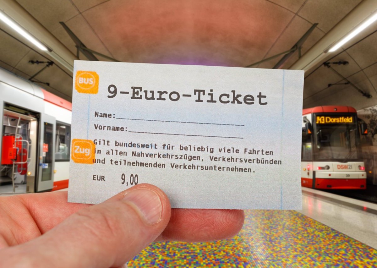 9-Euro-Ticket in Dortmund