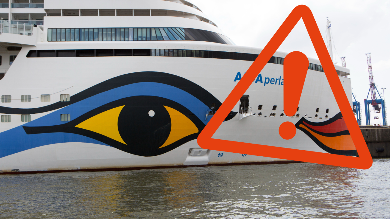 Kreuzfahrt: Die „Aida Perla“ im Hafen von Hamburg. (Archivfoto)