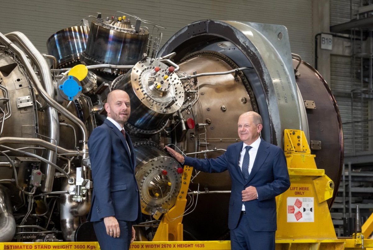 Scholz Gas Turbine Putin Russland