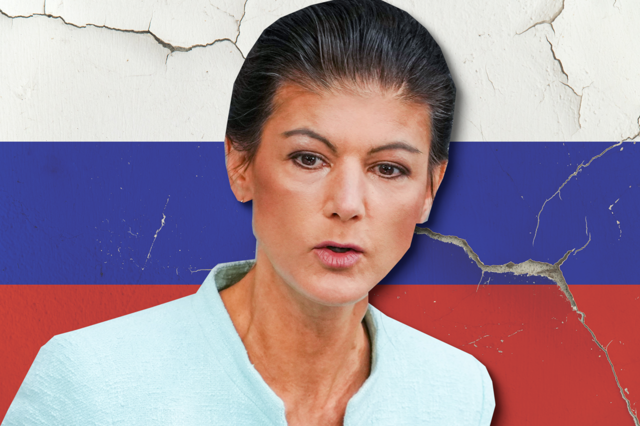 Ihr russlandfreundlicher Kurs steht in der Kritik: Linkspartei-Politikerin Sahra Wagenknecht. 