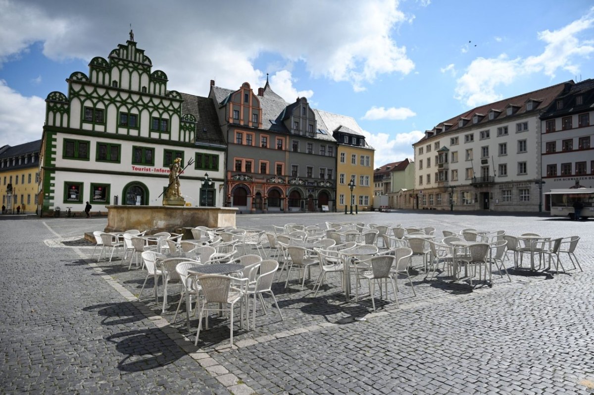 Marktplatz in Weimar