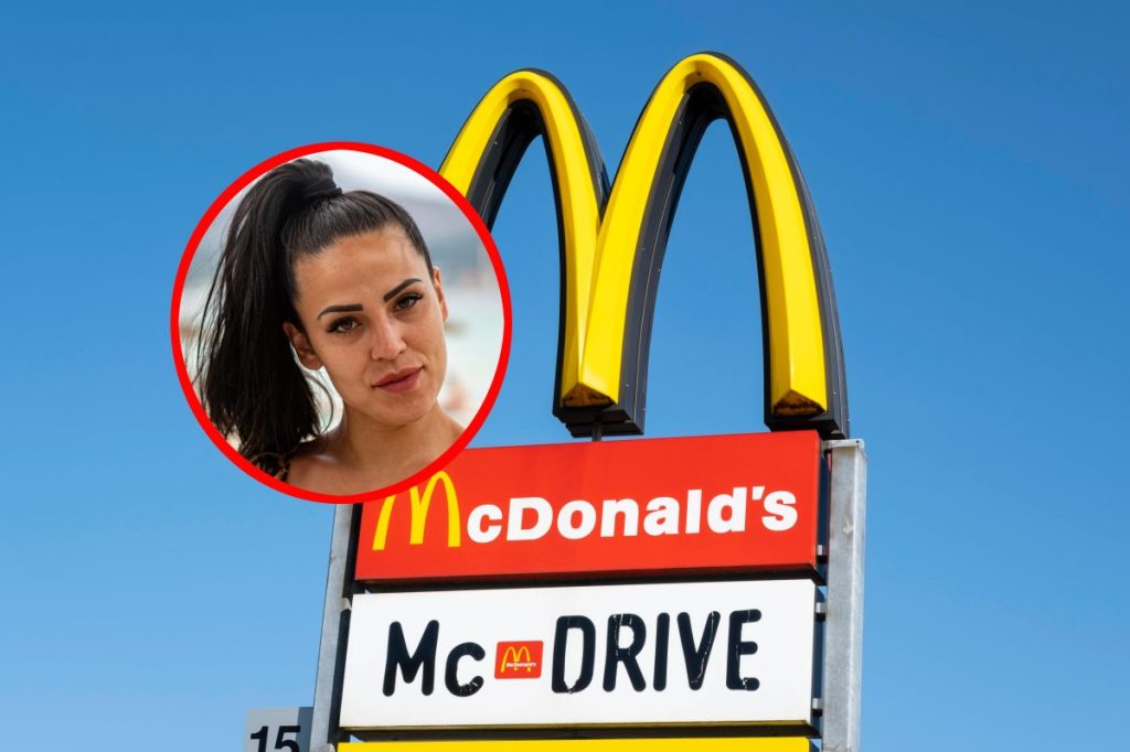 Elena Miras bei McDonald's