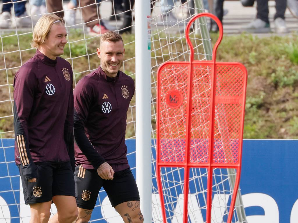 Borussia Dortmunds Star Julian Brandt im DFB-Training.