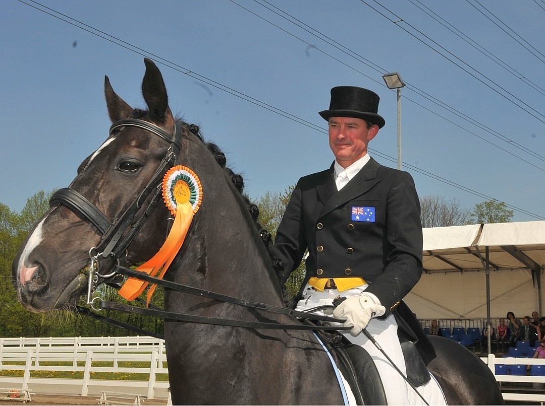 Grand Prix St. Georges: Peter John Weston (ZRFV Albachten) gewann mit Mount Athlon.