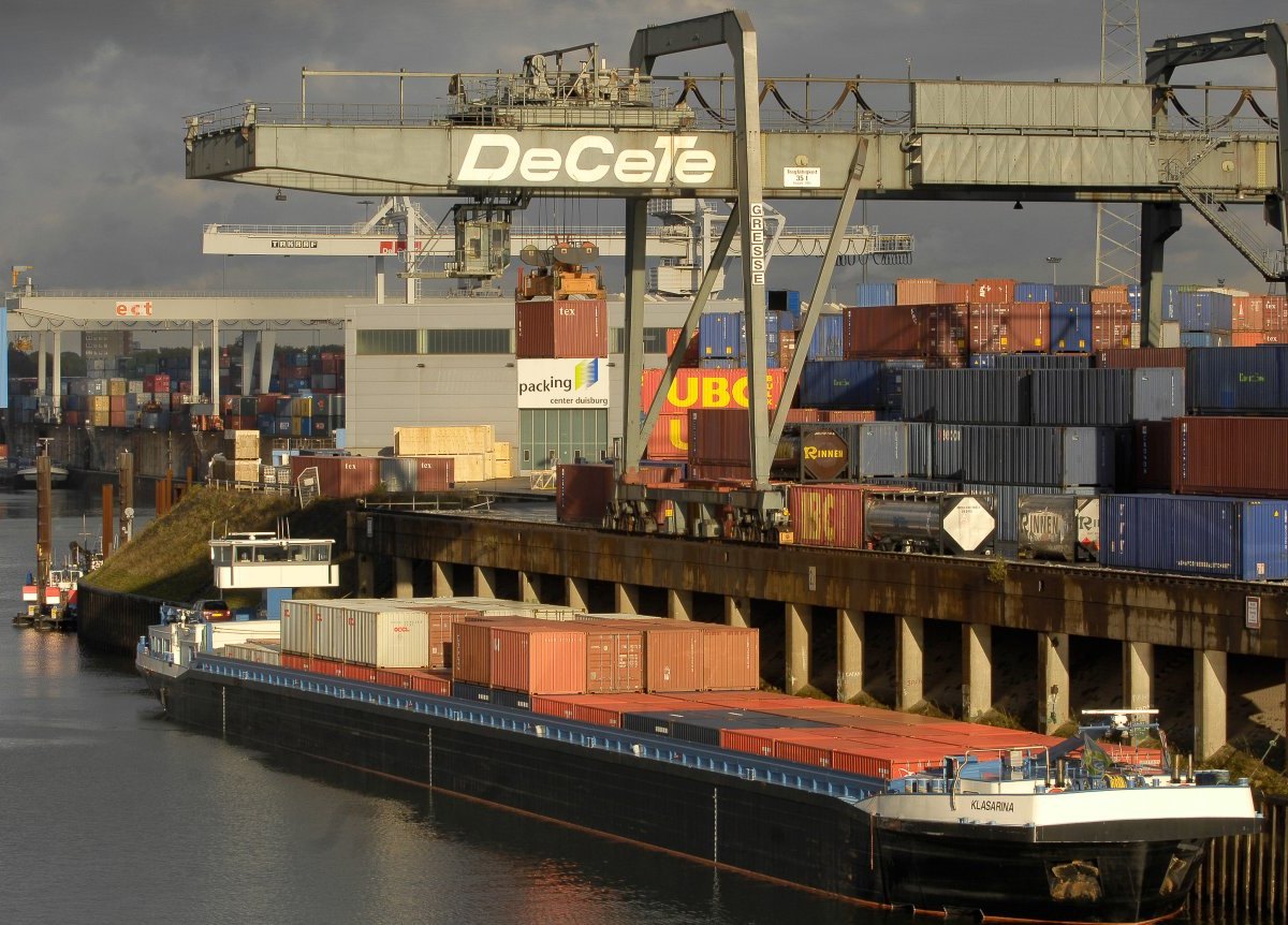 Duisburg Hafen Binnenhafen NRW