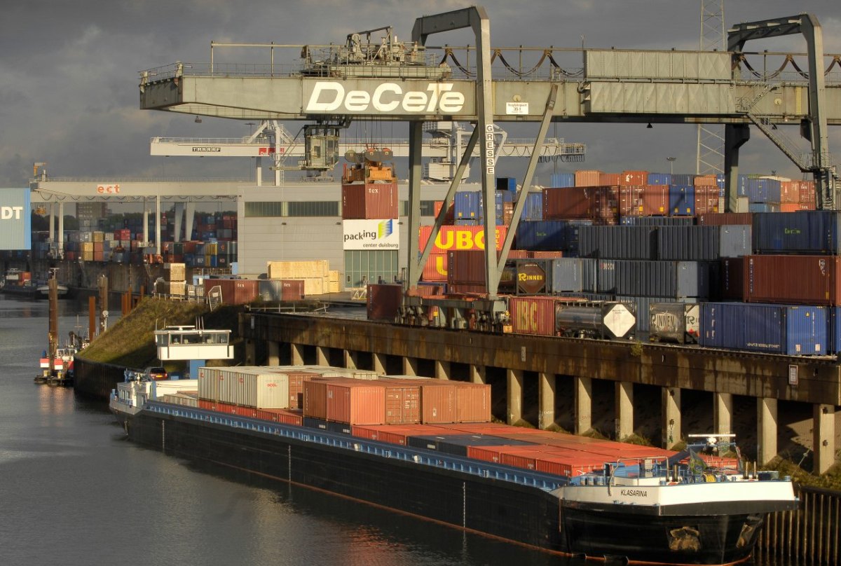 Duisburg Hafen Binnenhafen NRW