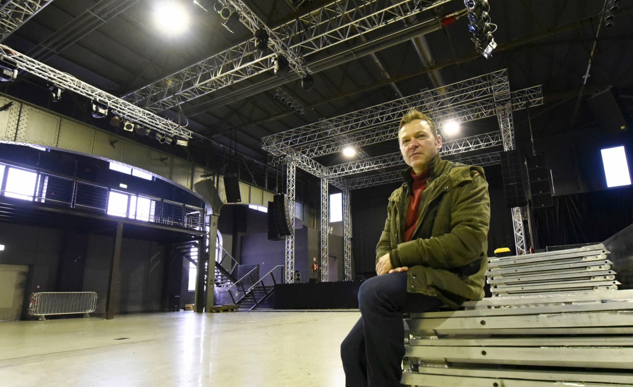 Hallenchef Michael Neumann in der Turbinenhalle 2.