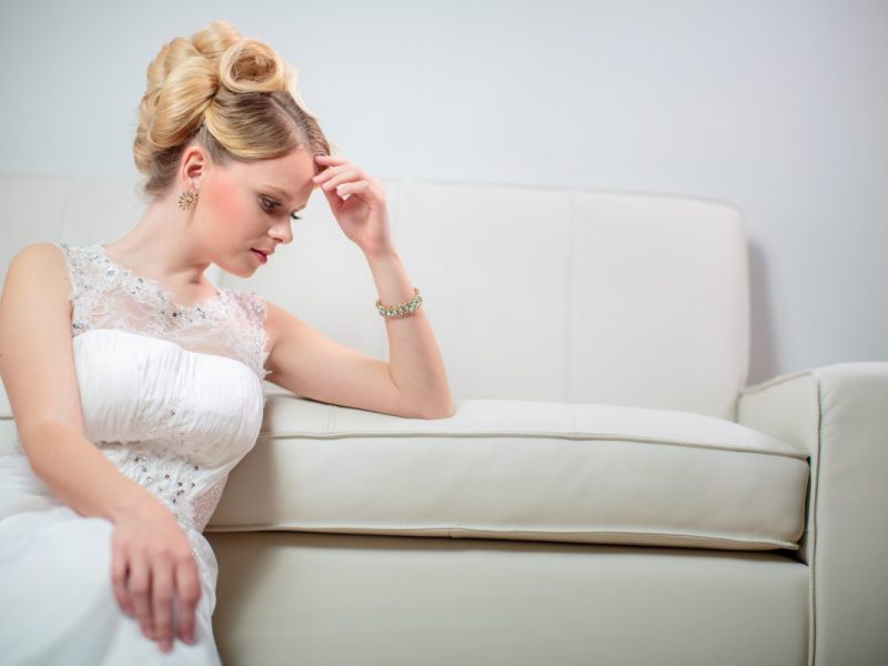 Hochzeit Braut verzweifelt