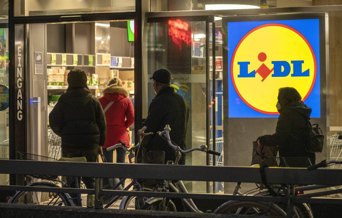 Lidl Eingang Kunden