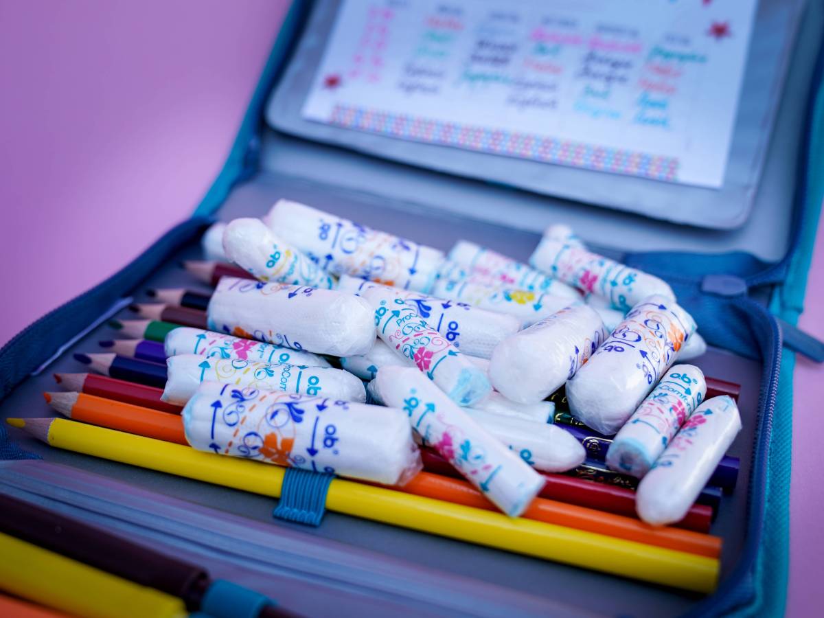 Ruhr-Uni Bochum: Mehrere Tampons in einem Etui.