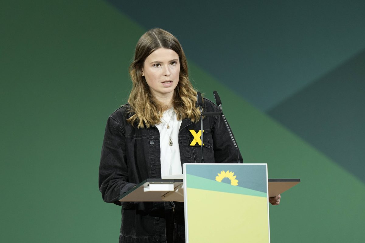 Klimaaktivistin Luisa Neubauer auf de Parteitag der GrÃ¼nen