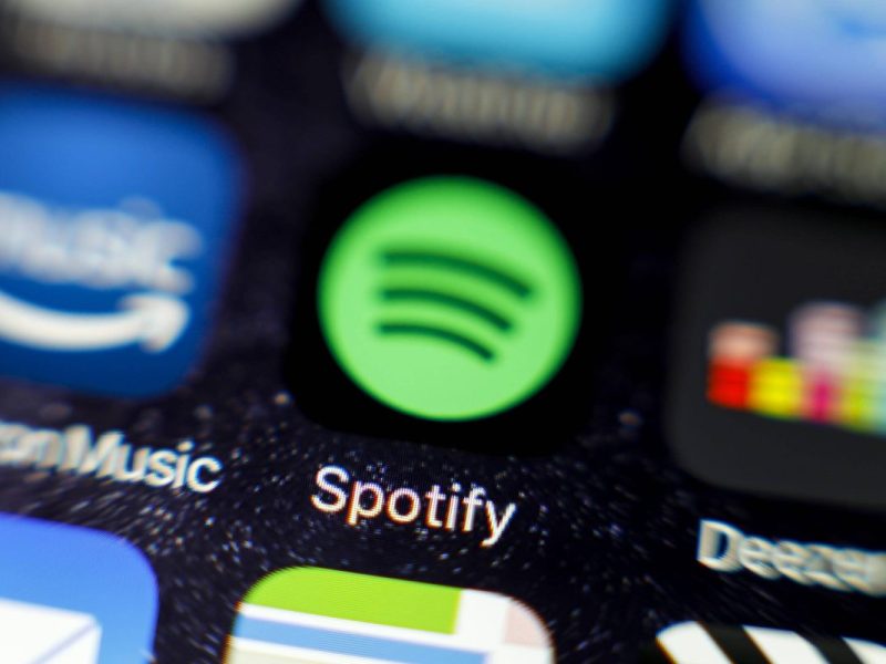 Spotify App auf einem Smartphone