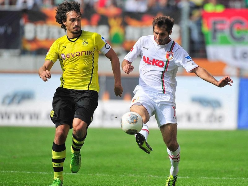 Der BVB setzte sich beim FC Augsburg mit 4:0 durch. Pierre-Emerick Aubameyang erzielte drei Tore. Außerdem verwandelte Robert Lewandowski einen Foulelfmeter.