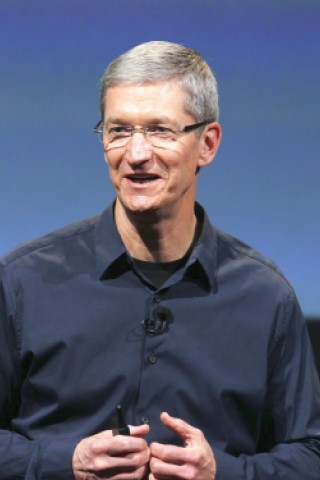 ... stellte Apple-Chef Tim Cook aber nicht das iPhone 5 vor, ...