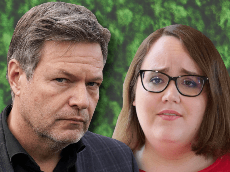 Umfrage-Dämpfer für die Grünen.