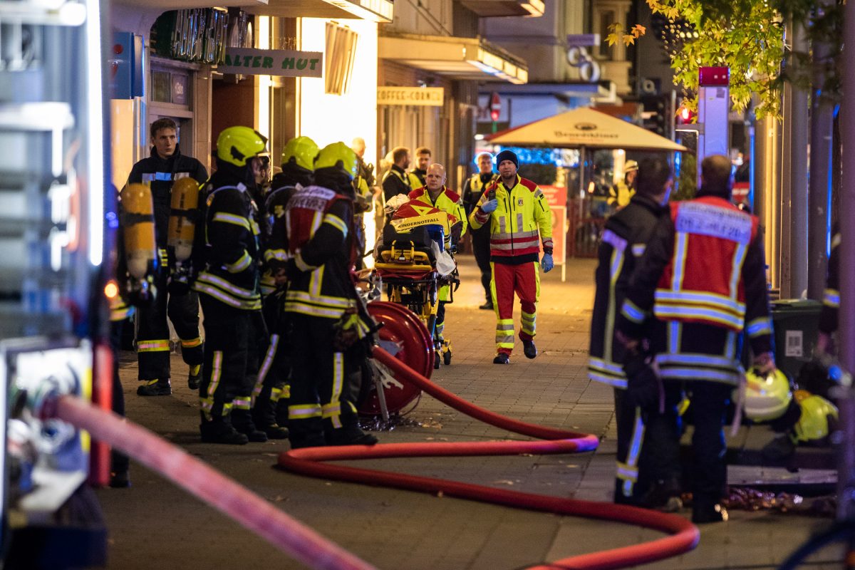 Oberhausen Feuerwehreinsatzkräfte