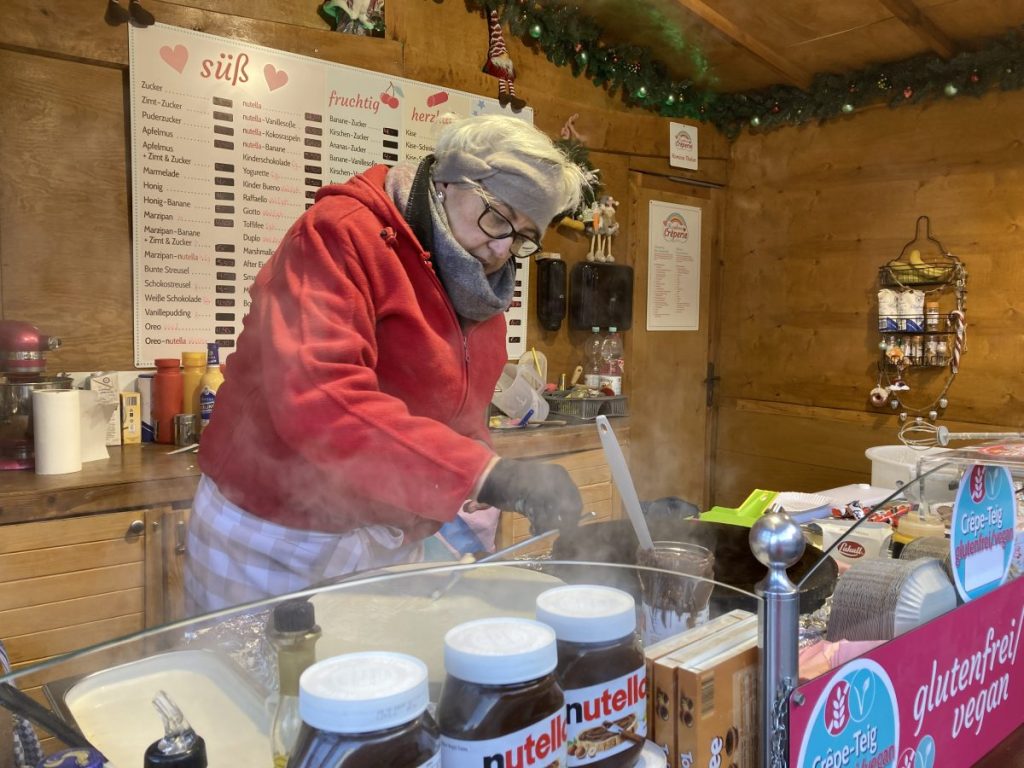 Weihnachtsmarkt Essen Rainbow Crêperie